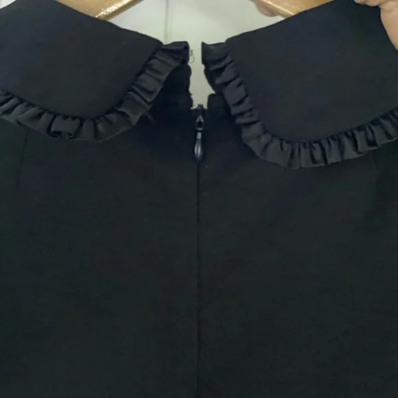 Nanette Lepore Black Midi Dress with Button Detail - Picture 8 of 9